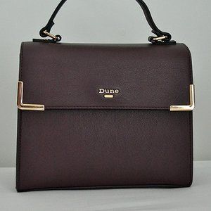 Dune London Plum Crossbody Satchel Bag